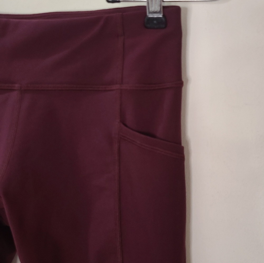 Lululemon Tight Stuff Tight II 25" Legging Deep Ruby Sz 4 - Picture 9 of 15